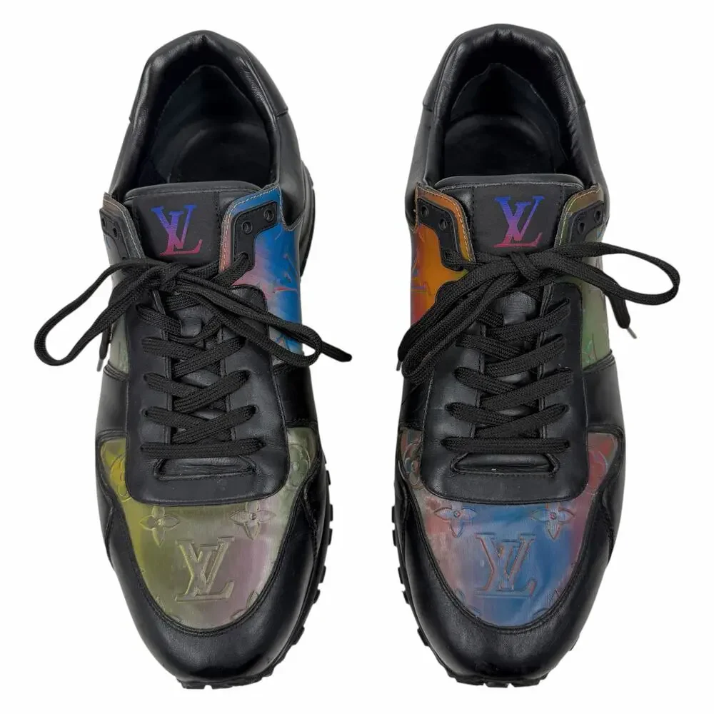 Louis Vuitton Run Away Sneaker Holographic Monogram Black Size 9/ US 10 - Picture 3 of 16